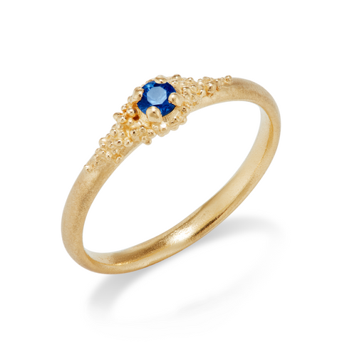 Cluster Sapphire Ring