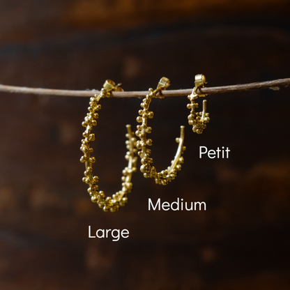 Granulated Hoops - Large