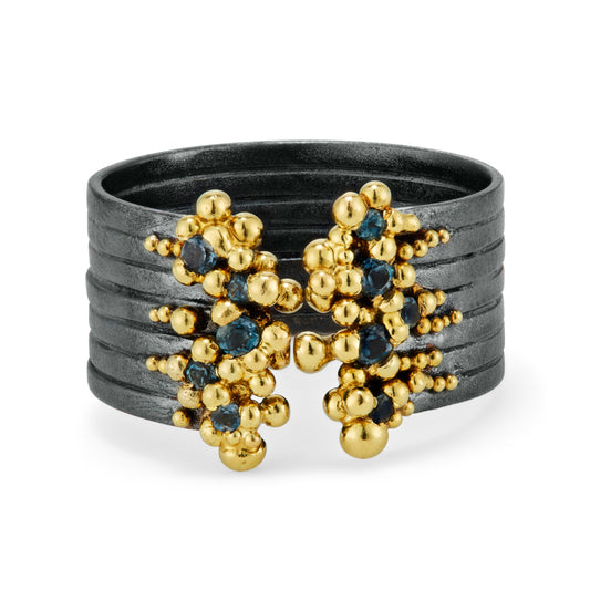 Night Tide Topaz Ring