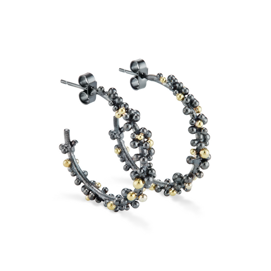 Granulated Hoops - Medium