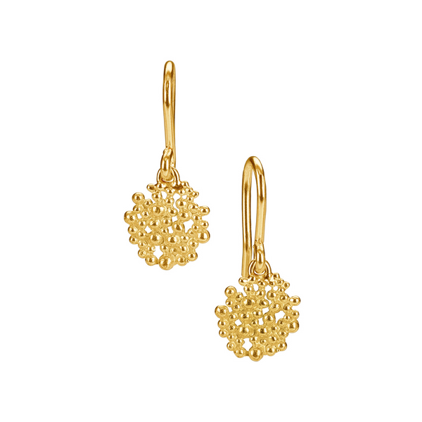 Berry Drop Earrings - gold plated