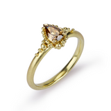 Pear Shaped Diamond Cluster Ring