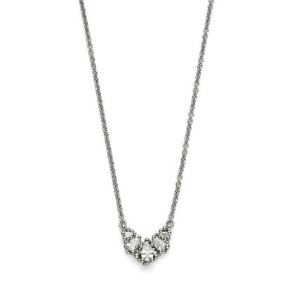 Raindrop Necklace - Platinum