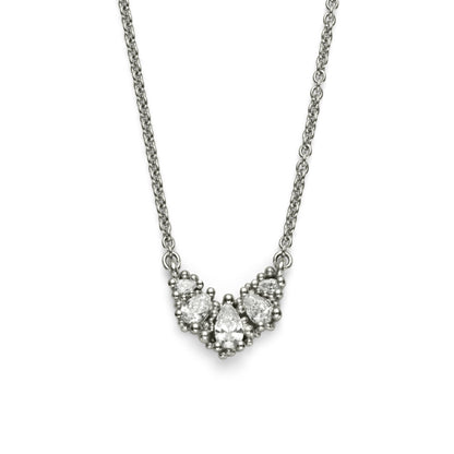 Raindrop Necklace - Platinum