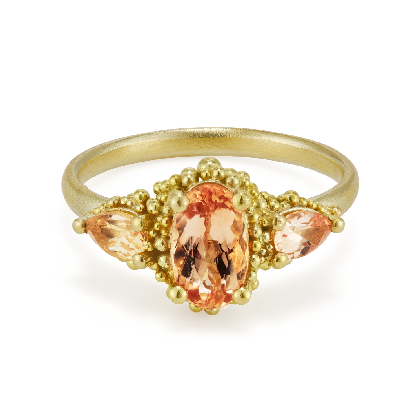 Raindrops Triple Cluster Ring - Topaz