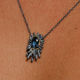 Reef Urchin London Blue Topaz Pendant