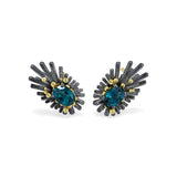 Reef Urchin London Blue Topaz Earrings