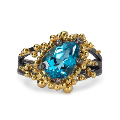 Scattered Topaz Ring