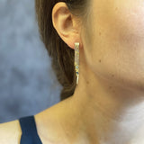 Scattered Sapphire Drift Earrings