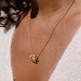 Sea Urchin pendant - Gold