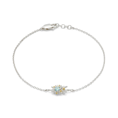 Sea Urchin Sky Blue Topaz Bracelet