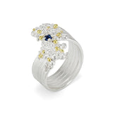 Whorl Ring - Blue Sapphire