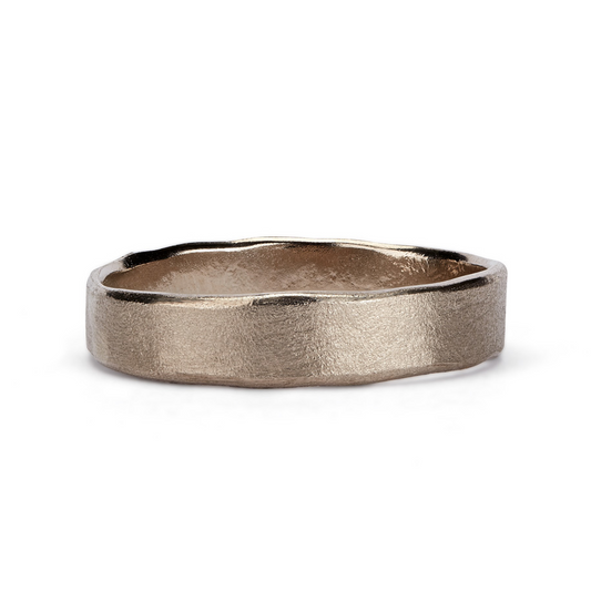 Wave Ring - 18ct White Gold
