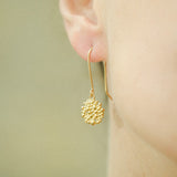 Berry Drop Earrings - Gold Plated