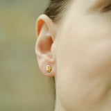 Cluster Earrings - diamonds