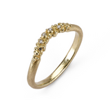 Contour Granule Ring - 18ct yellow gold