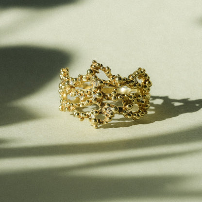 Coral Lace Ring