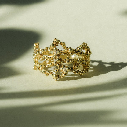 Coral Lace Ring