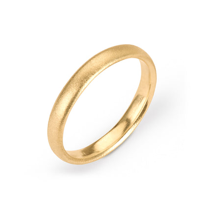 Court Wedding Band - 9ct Yellow Gold