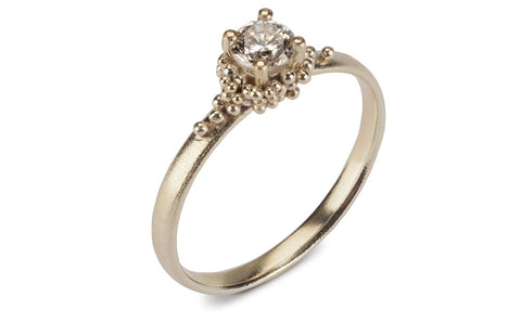 10. Cluster Ring - 14ct yellow gold