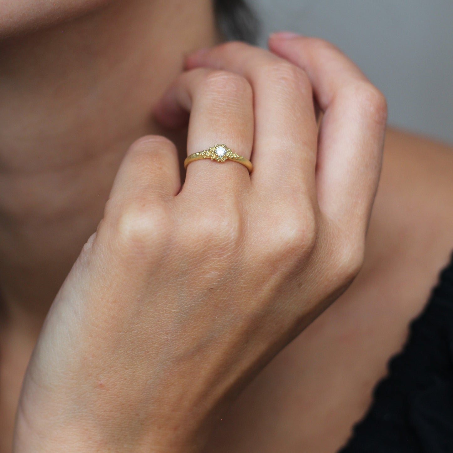 Cluster Diamond Ring