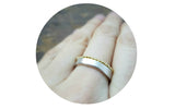 Crown Ring - silver and gold