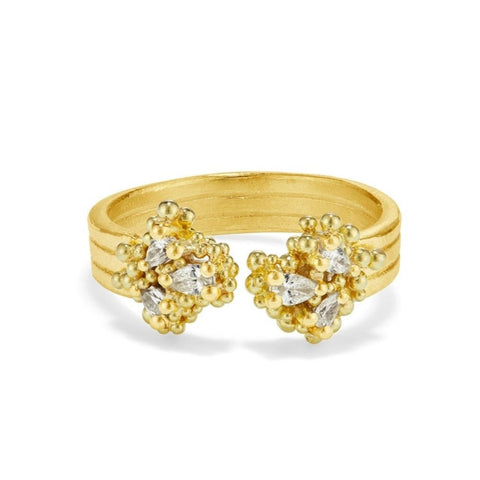 Cloudburst Diamond Ring - 18ct yellow gold