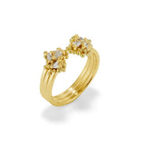 Cloudburst Diamond Ring - 18ct yellow gold