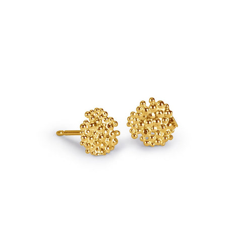 Berry Earrings - Small Gold Plated