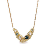 Sea Urchin Sapphire and Diamond Necklace