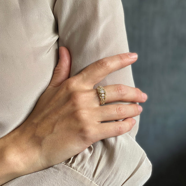 Mejuri cluster clearance ring