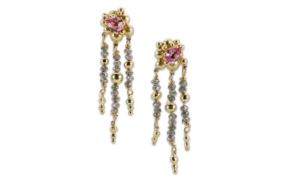 40. Sapphire & Diamond Earrings