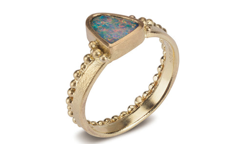 15. Opal Crown Ring